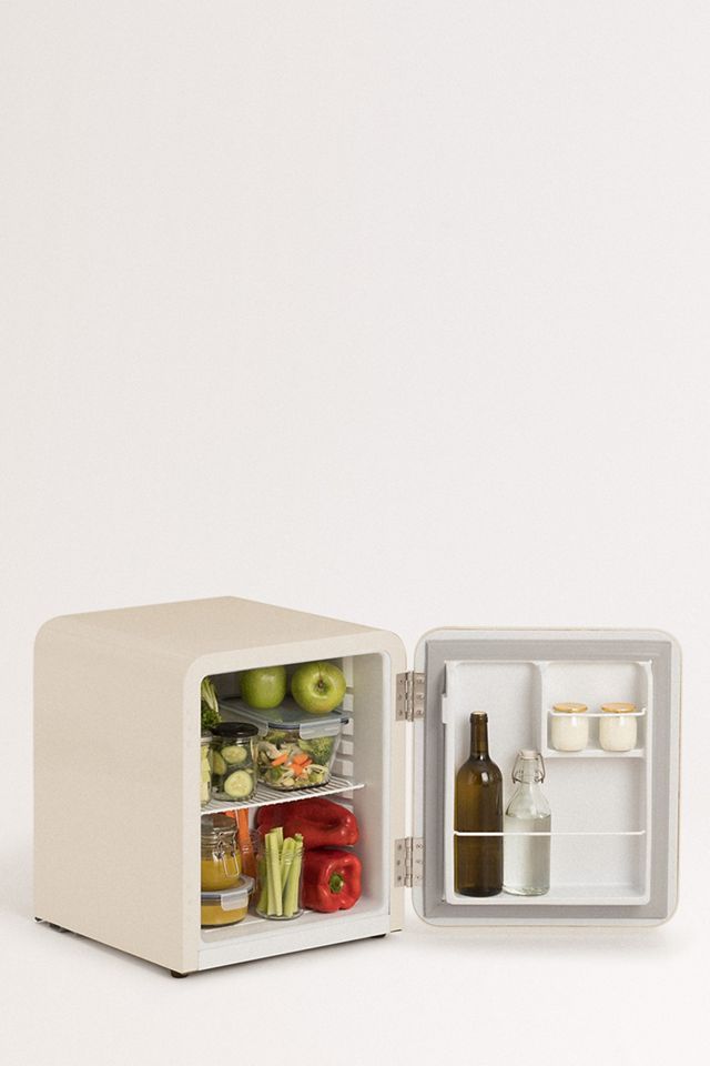 Create Off-White Retro Fridge  #1