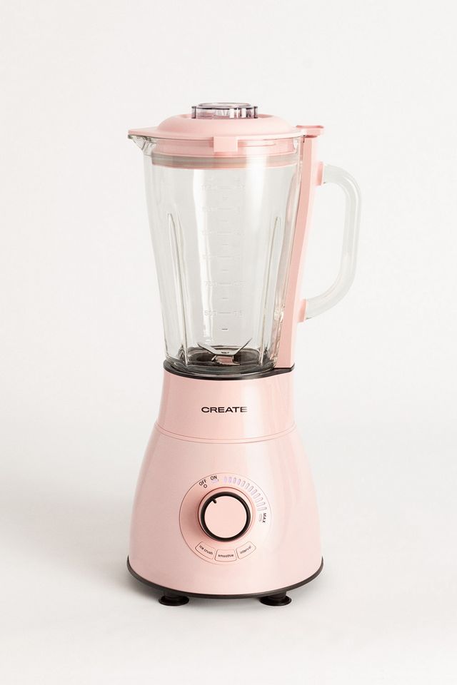 Crea un frullatore rosa in stile americano  #1