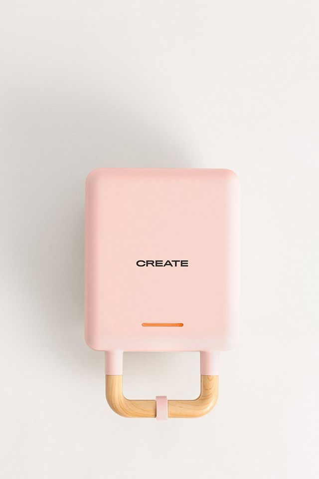 Create x STONE STUDIO Pink 2-In-1 Sandwich Grill & Waffle Maker #4