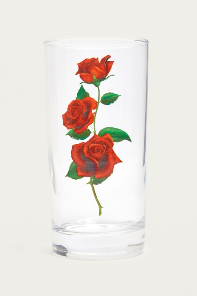 Rose Pint Glass #2