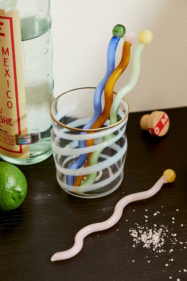 Edy Squiggle Swizzle Stick Set Urban Outfitters UK