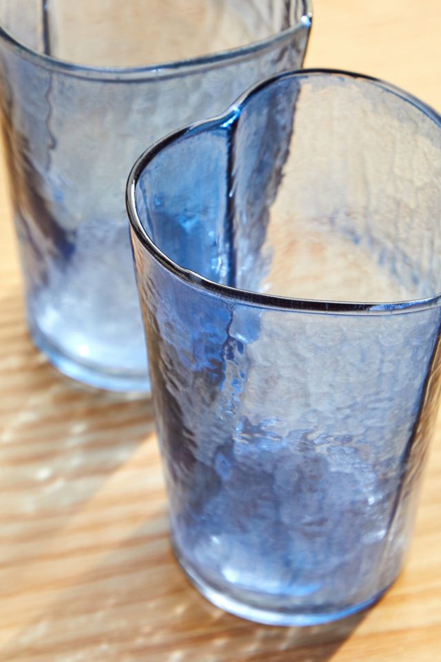 Blue Heart Glass Tumbler #2