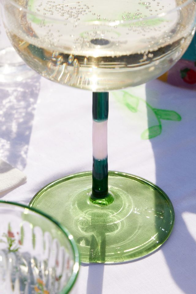 Stripe Coupe Glass #1