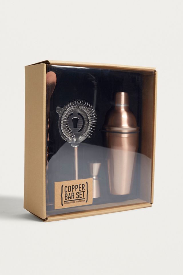 Copper Bar Cocktail Shaker Set #1