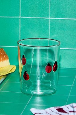 Bicchiere con Icona Coccinella
