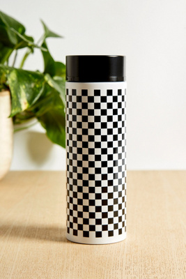Checkerboard Water Bottle | Urban Outfitters UK