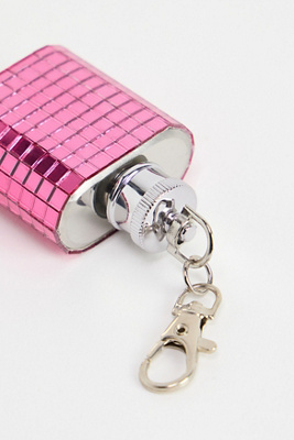 Porte-clés flasque disco rose aperçu 3