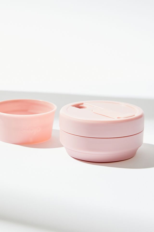 Stojo - Tasse de voyage repliable de 235ml rose #2