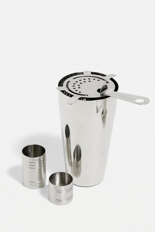 Silver Cocktail Shaker Set #4
