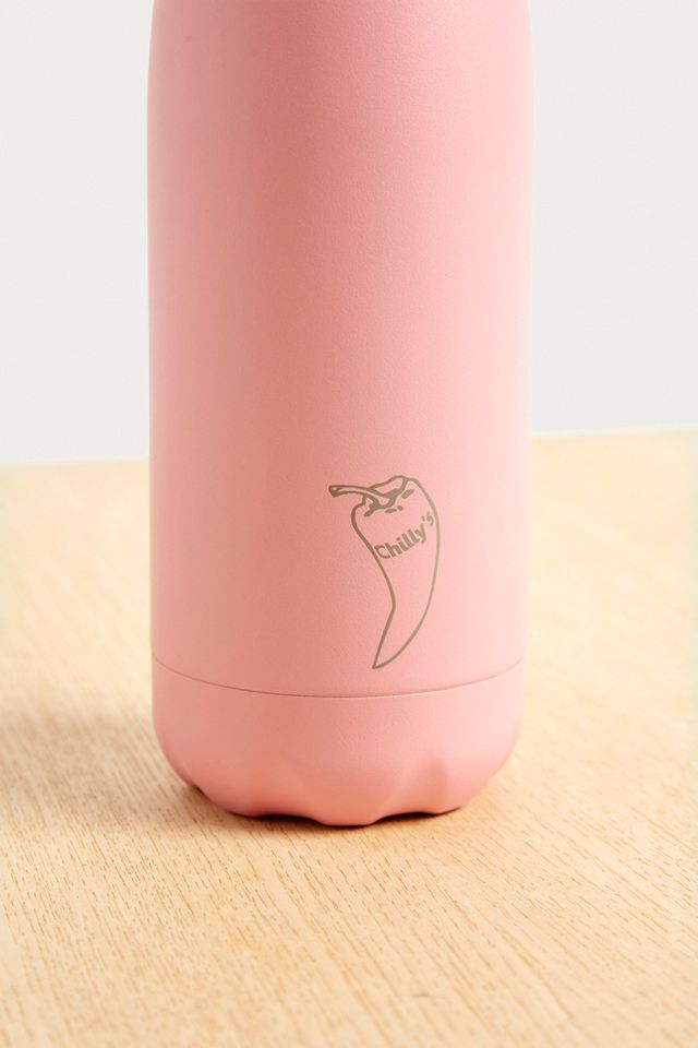 Chilly’s Pale Pink 500ml Stainless Steel Water Bottle #1