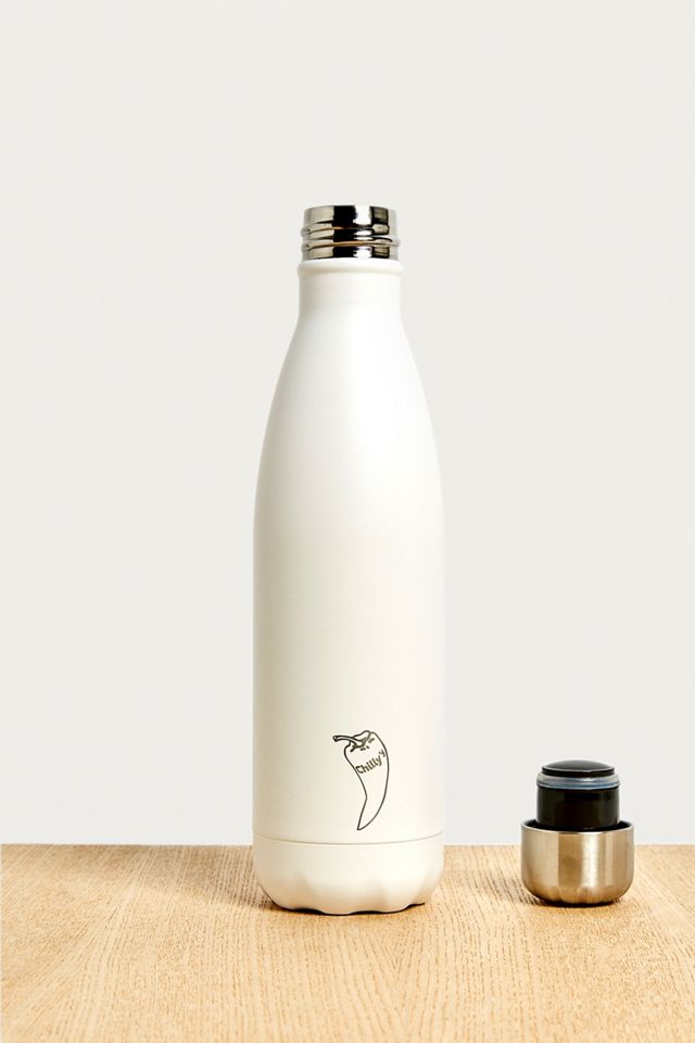 Chilly’s White 500ml Stainless Steel Water Bottle #1