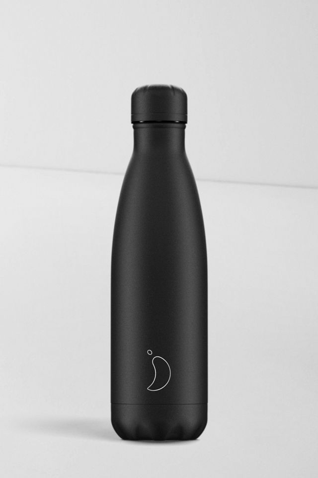 Chilly's – Wasserflasche aus Edelstahl in Schwarz, 500 ml  #1