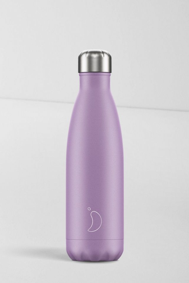 Chilly's Lilac 500ml Stainless Steel Water Bottle  Purple water bottles, Metal  water bottle, Swell water bottle