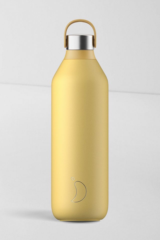 Chilly’s 1L Series 2 Yellow Stainless Steel Water Bottle Urban