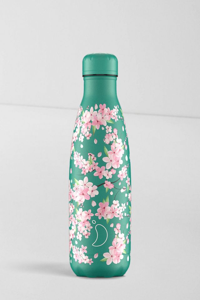 Chilly's Original Cherry Blossoms 500ml Stainless Steel Water Bottle #1