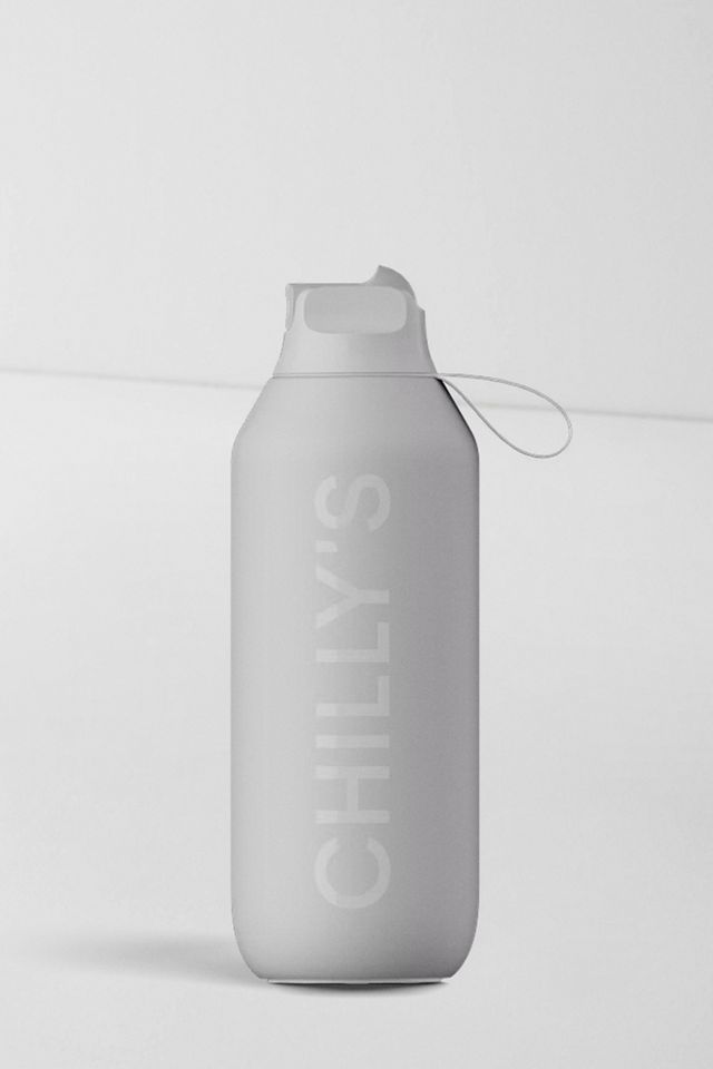 Chilly's Grey Series 2 Flip Lid Stainless Steel 500ml Water Bottle #1