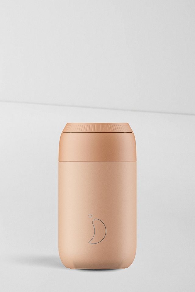 undefined | Chilly's Series 2 Peach 340ml Stainless Steel Coffee Cup