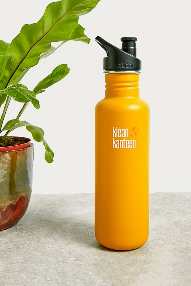 Klean Kanteen Yellow 800ml Stainless Steel Water Bottle #2