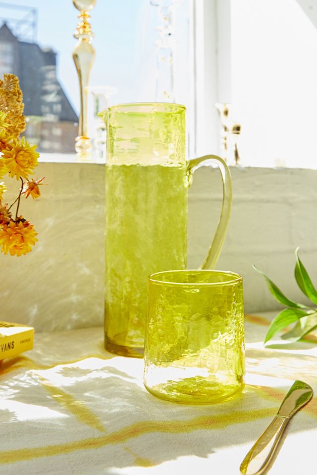Yellow Glass Tumbler | Urban Outfitters UK