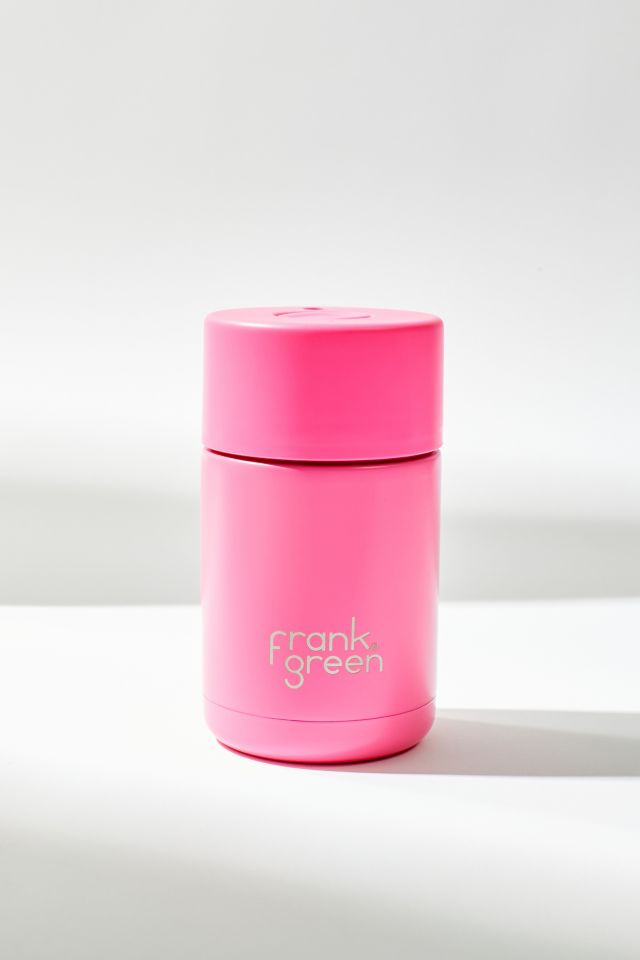 Frank Green Pink Neon Ceramic Reusable Cup | Urban Outfitters UK