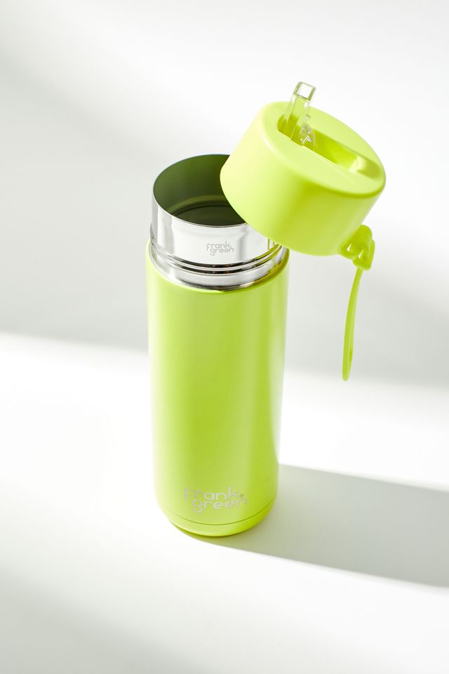 Bouteille réutilisable en céramique jaune néon Frank Green #2