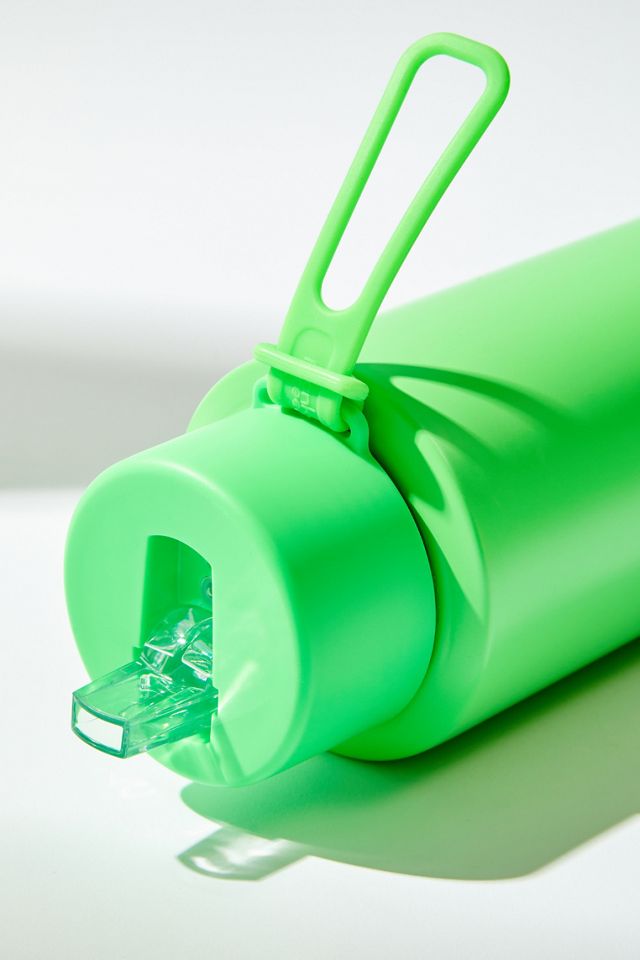 Frank Green Neon Green Botella reutilizable de cerámica verde #1