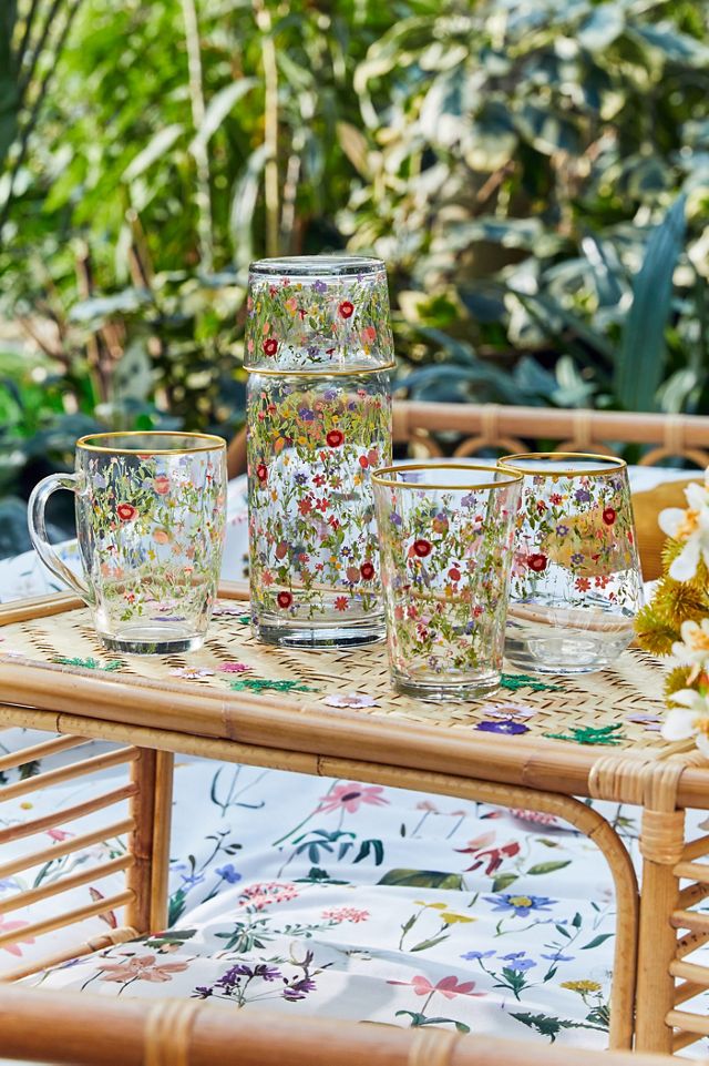 Wildflower Glass Mug #2