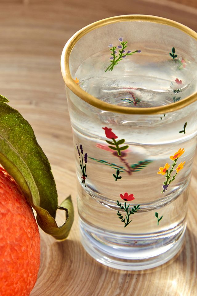 Verre à liqueur à motif floral Nora #2