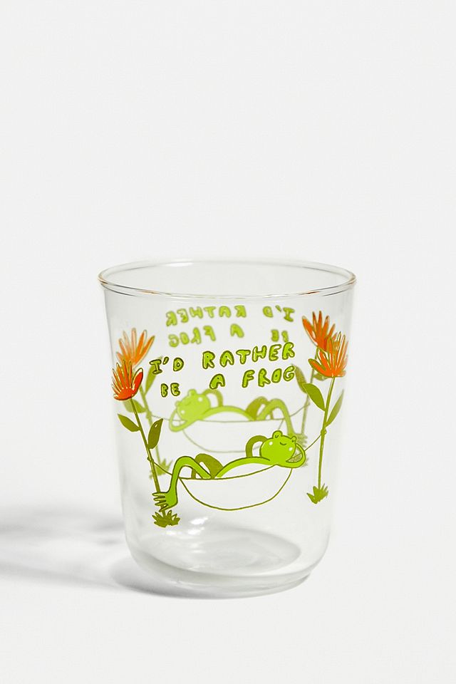 Be A Frog Glass Tumbler