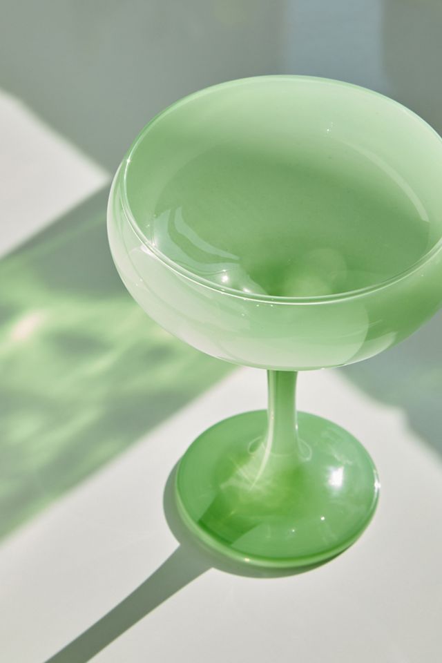 Coupe à Champagne Vert Pastel #2