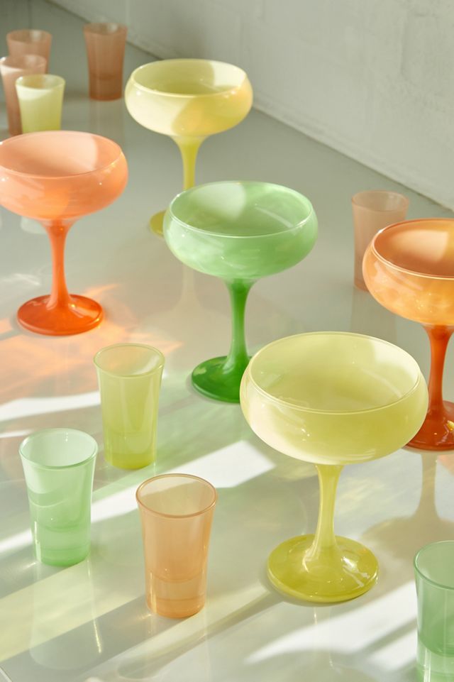 Coupe à Champagne Vert Pastel #4