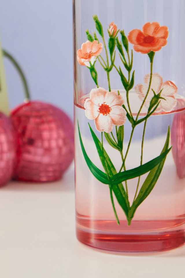 Pink Flower Garden Tumbler #1