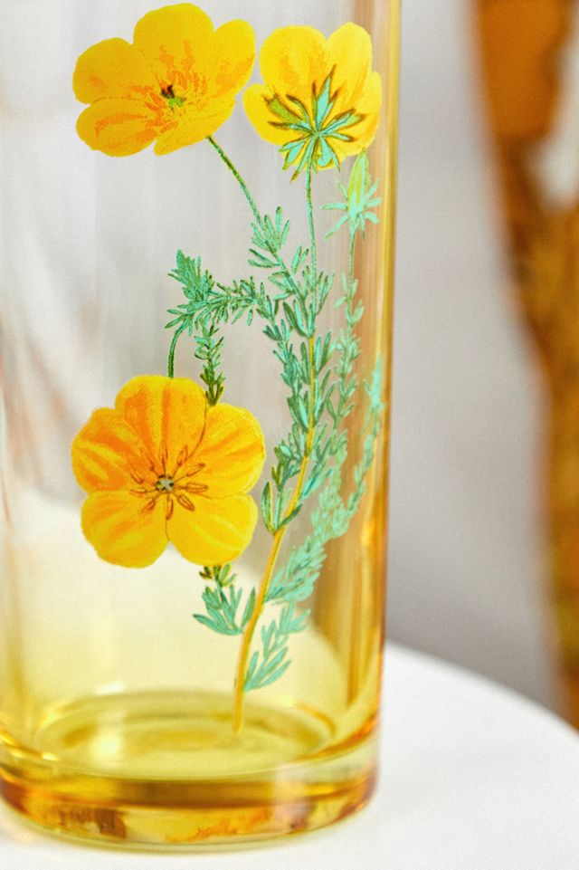 Yellow Flower Garden Tumbler #1