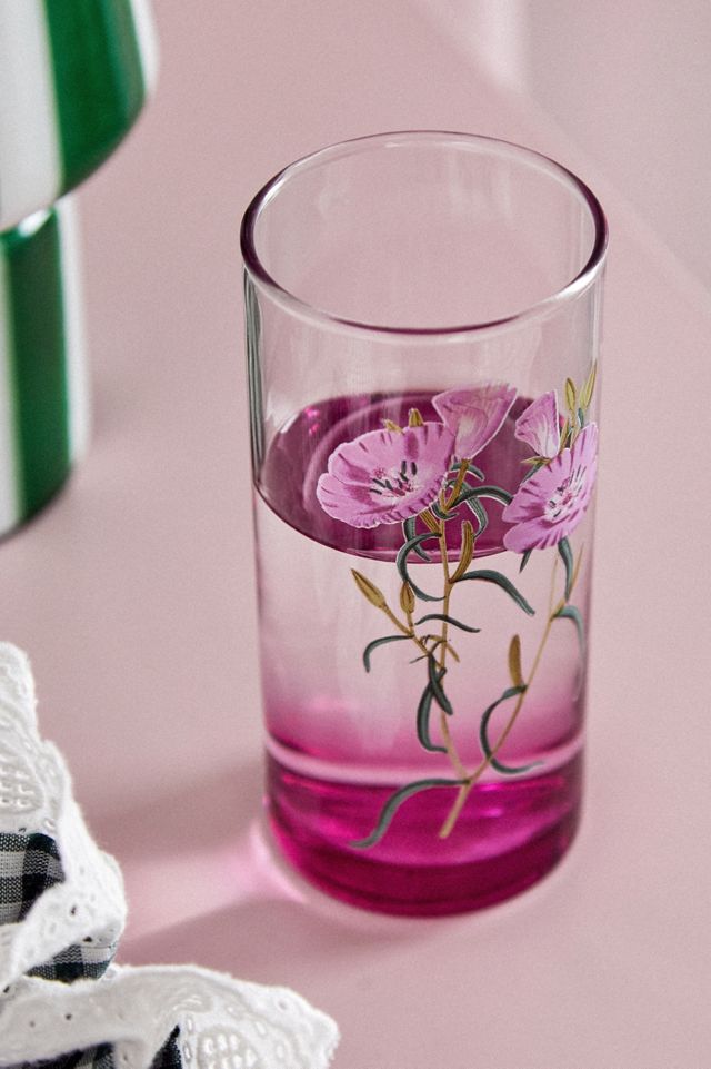 Purple Flower Garden Tumbler #1