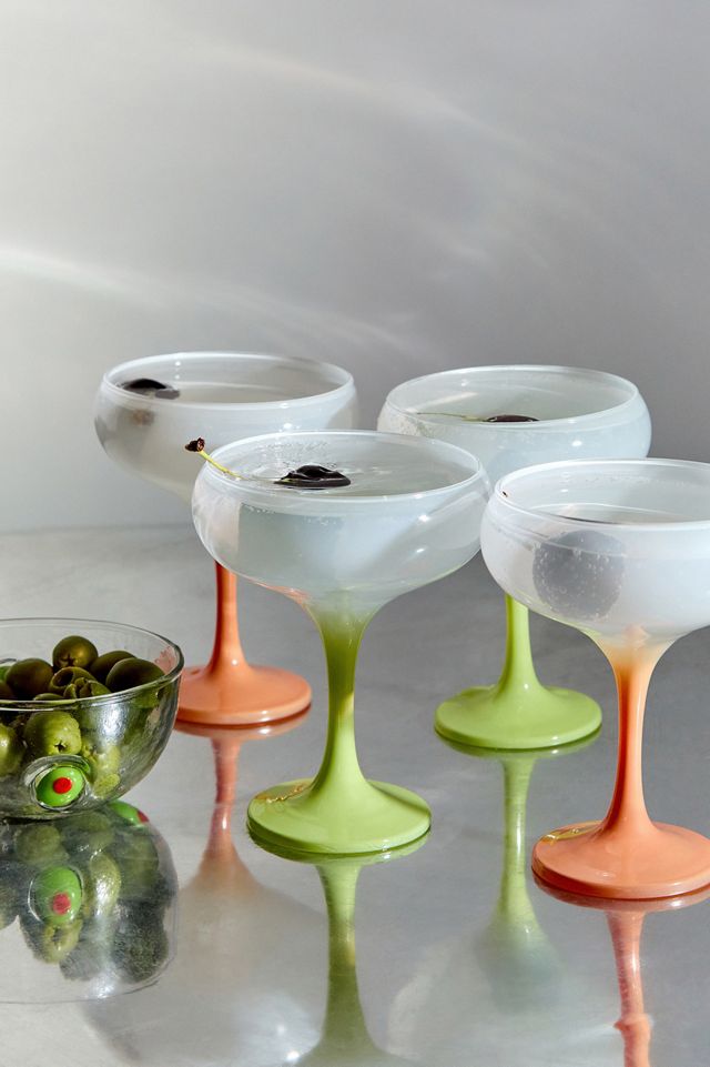 Ombre Coupe Glass #1