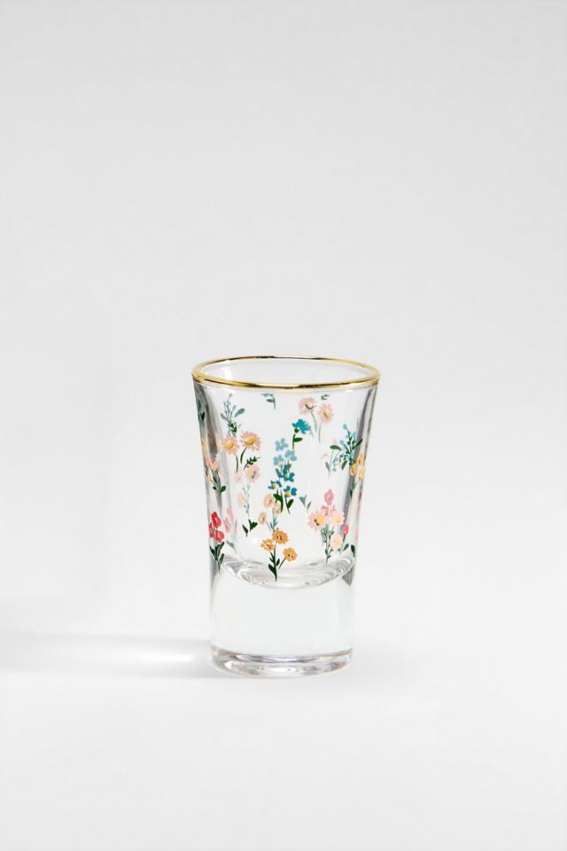 Floral Shot Glass #1