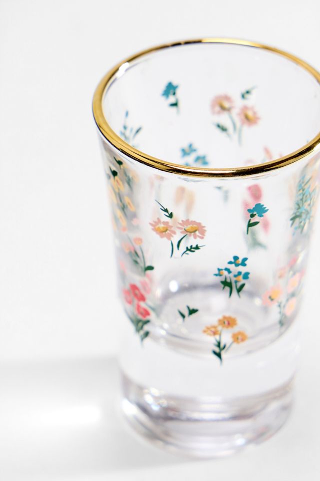 Floral Shot Glass #2