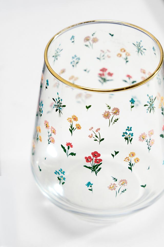 Flora Stemless Wine Glass #2