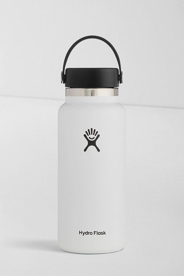 Hydro Flask White Wide Mouth Water Bottle
