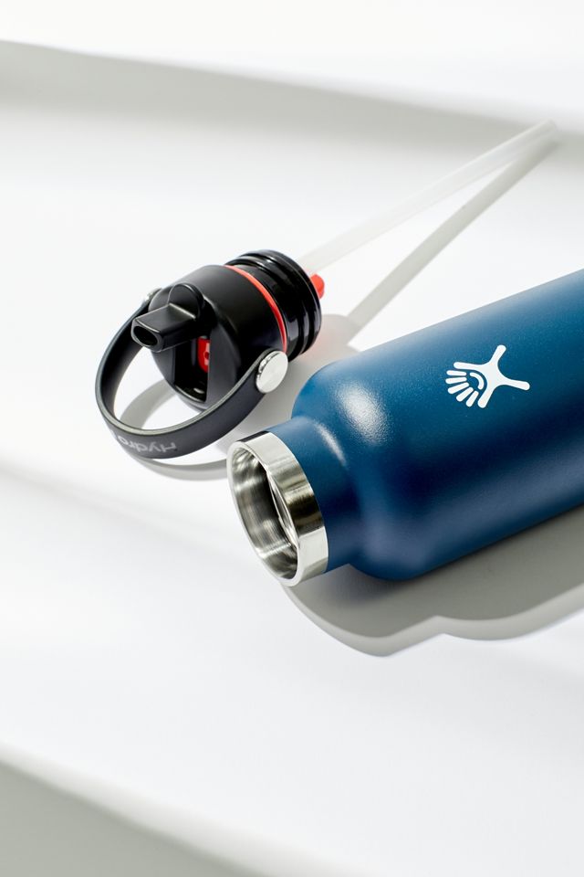 Borraccia Hydro Flask Navy con Tappo Flessibile e Cannuccia #1