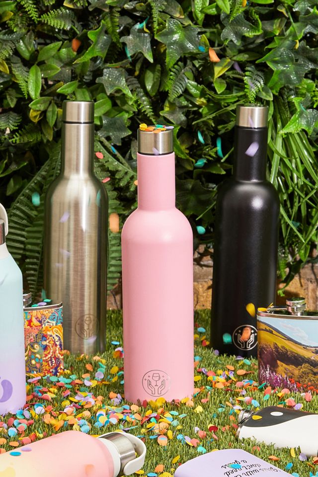 Partner in Wine Pink Cooler Bottle Urban Outfitters UK