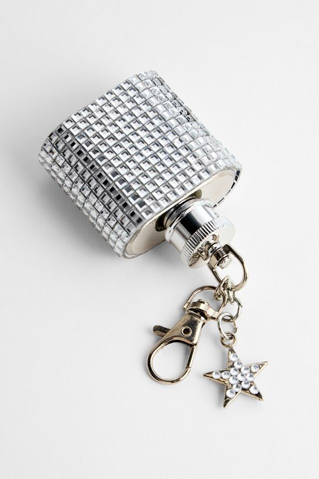 Mirror Hip Flask Keyring #3