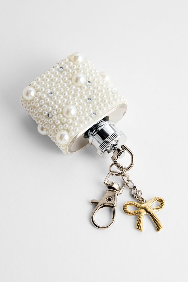 Pearl Hip Flask Keyring #3