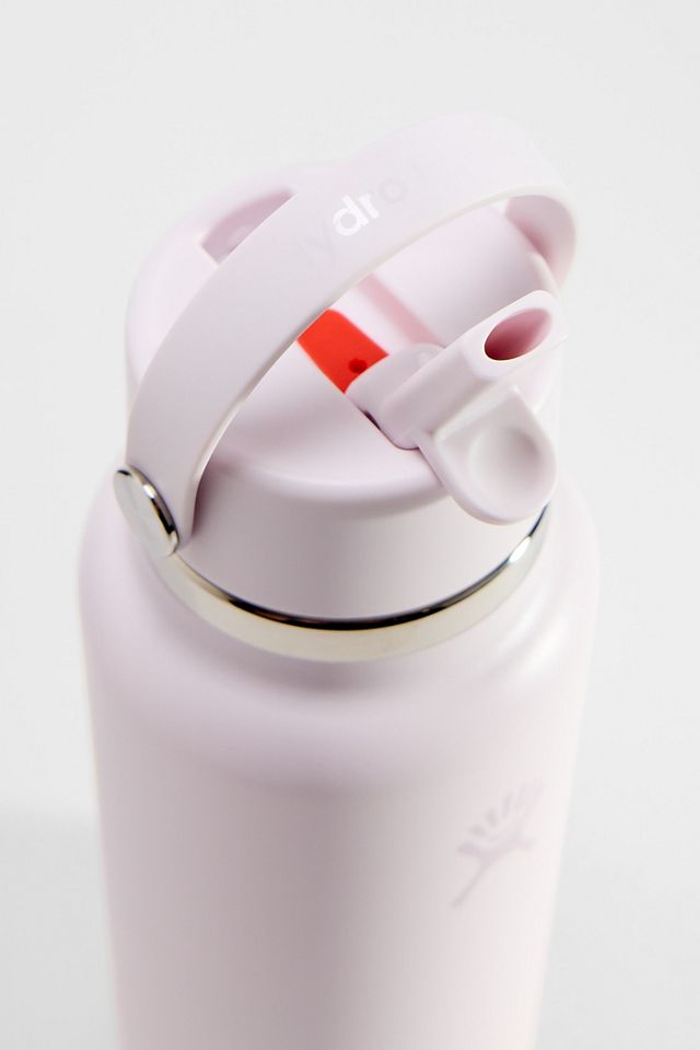 Bouteille d'eau Hydro Flask Rose Blush à goulot large avec bouchon à paille Flex 32oz / 950ml #1