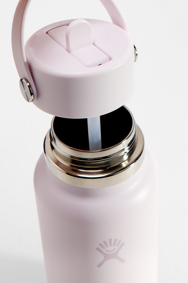 Bouteille d'eau Hydro Flask Rose Blush à goulot large avec bouchon à paille Flex 32oz / 950ml #2