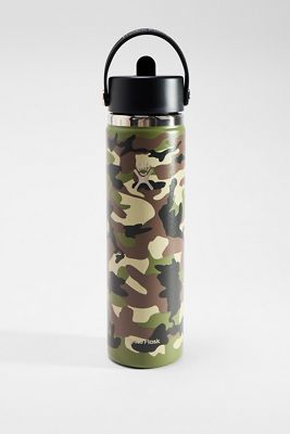 Borraccia Hydro Flask Camo Wide Mouth con Tappo Flex Straw 24oz / 710ml