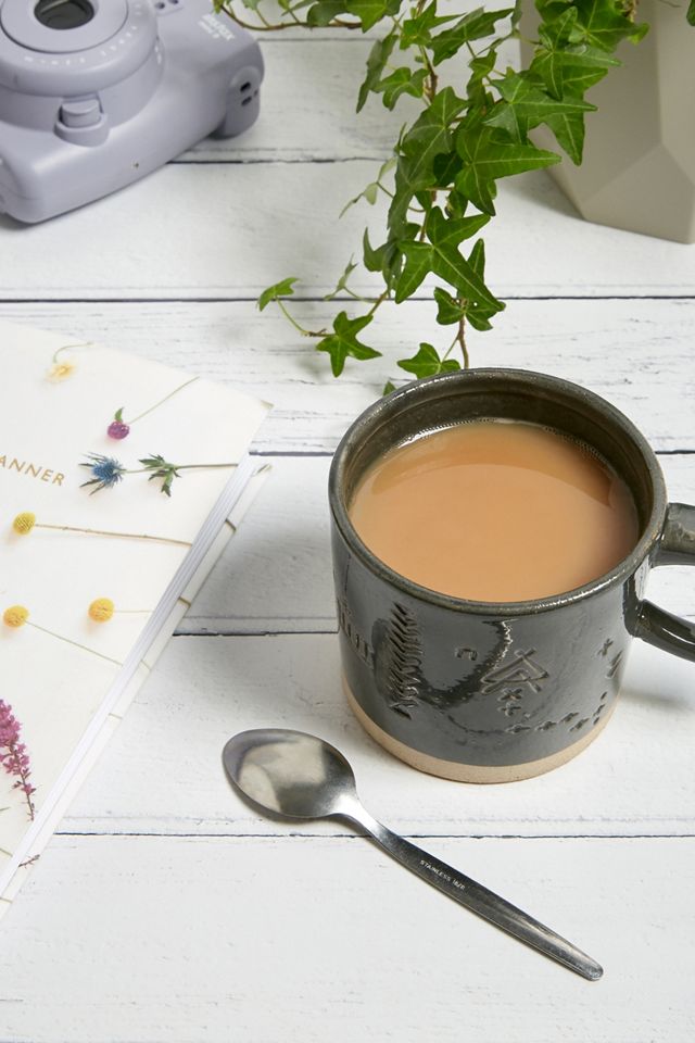 Fringe Studio - Tasse artisanale vernie charbon #1