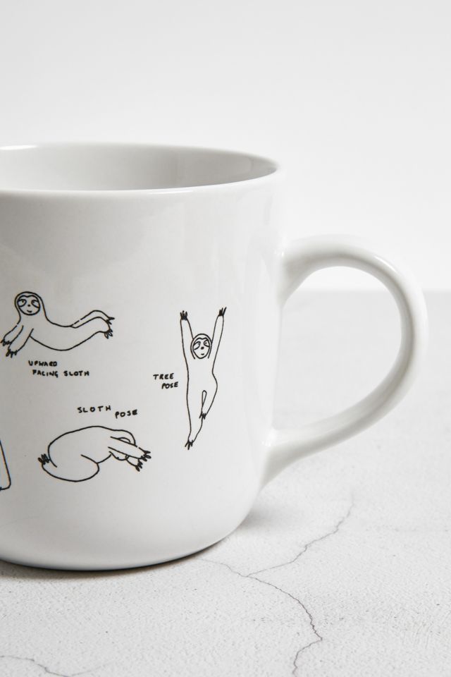 Custom Meme Sloth Yoga Coffee Mug By Jessicafreya - Artistshot