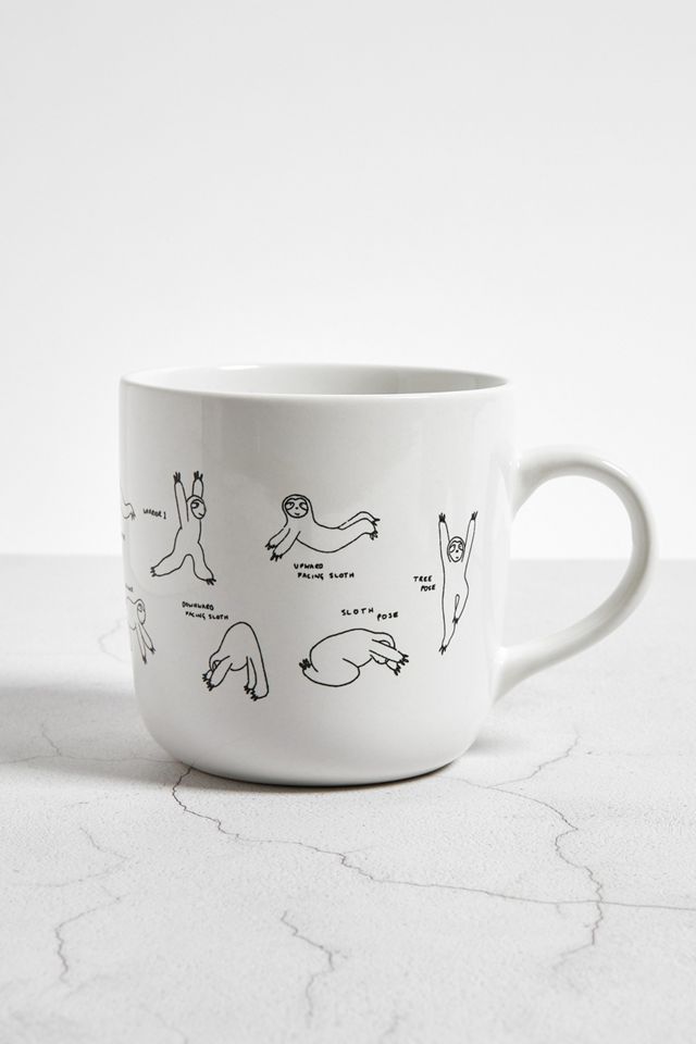 Tasse paresseux faisant du yoga #2