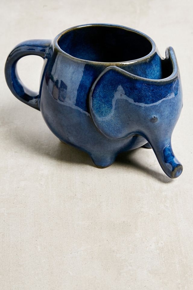 Tasse à thé éléphant bleue #2